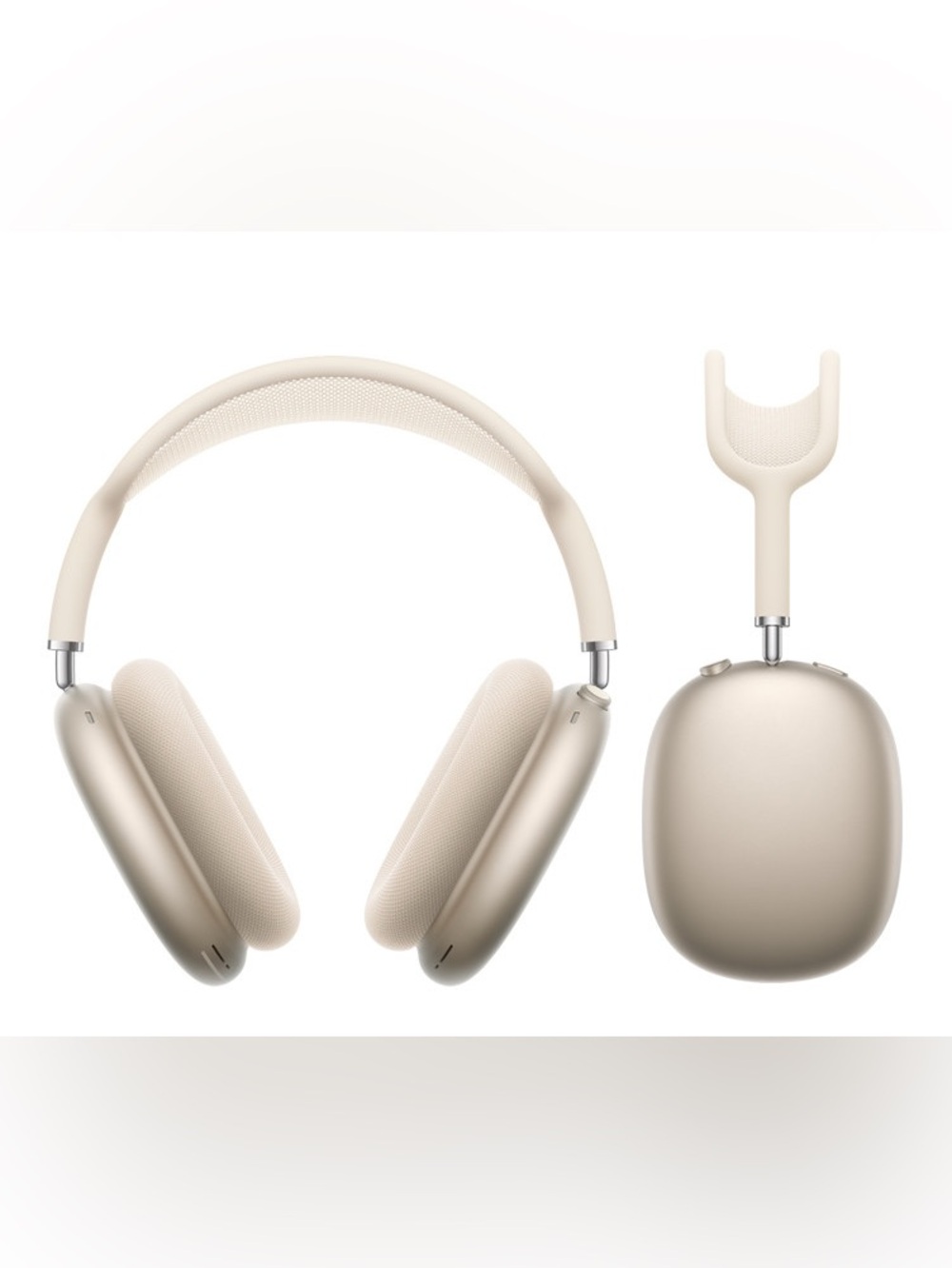 Apple AirPods Max Over-Ear Headphones USB-C Starlight Model A3184